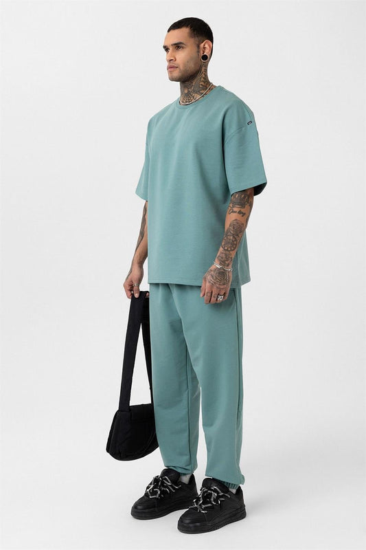 Paça Lastikli Basic Oversize Eşofman Takımı