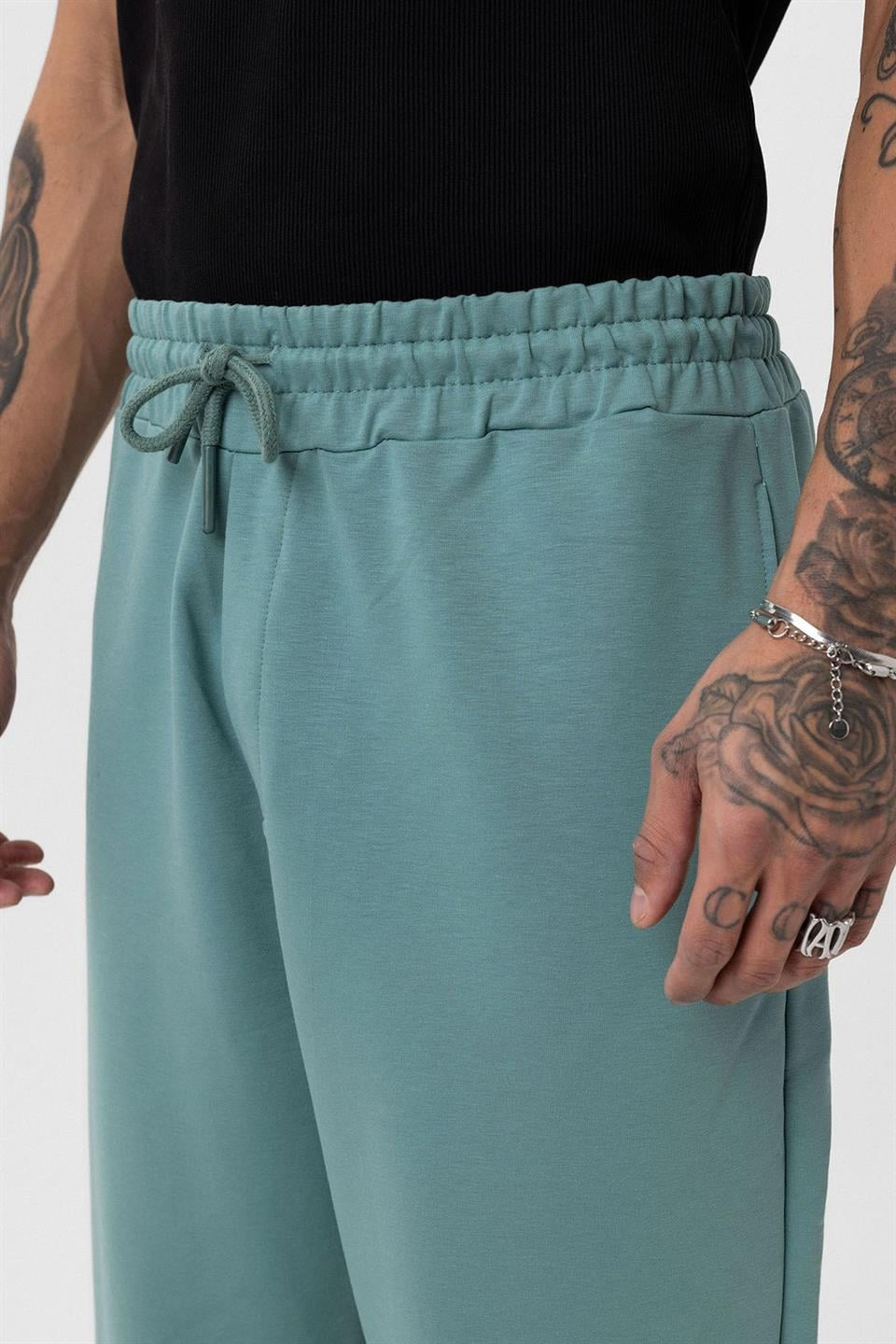 Paça Lastikli Basic Oversize Eşofman Takımı
