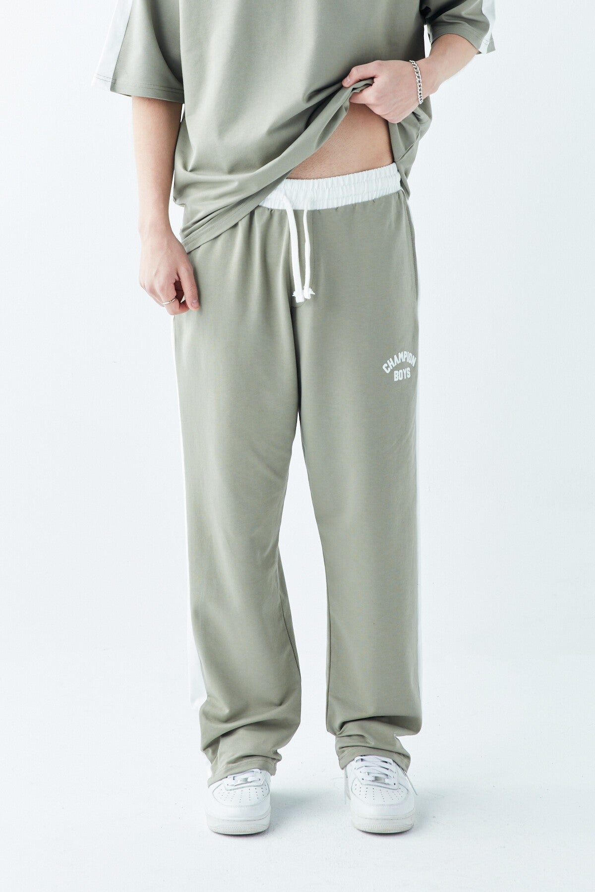 Champıon Boys Baskılı Oversize Eşofman Takım