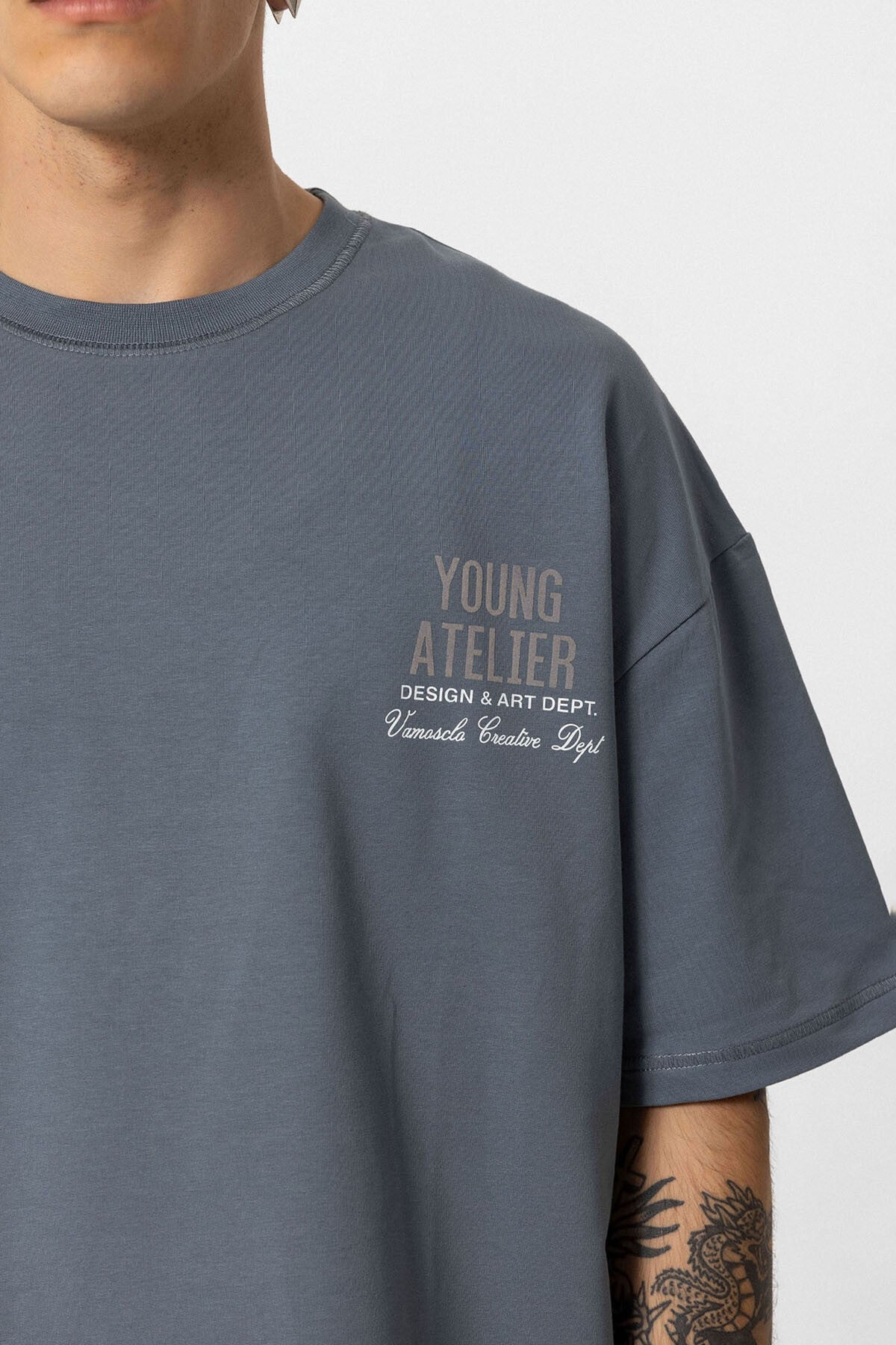 Young Atelıer Baskılı Oversize Eşofman Takım 40-603