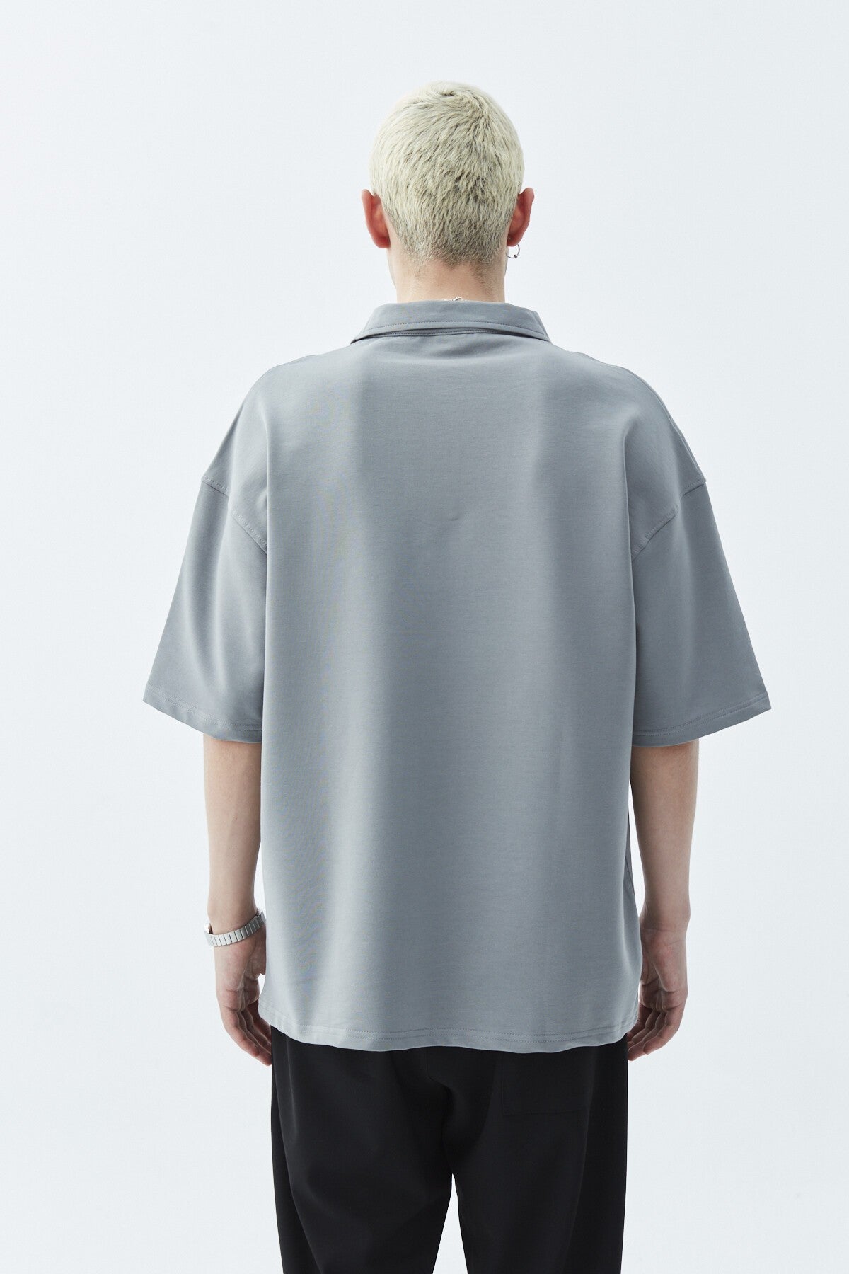 Polo Yaka Oversize Tişört