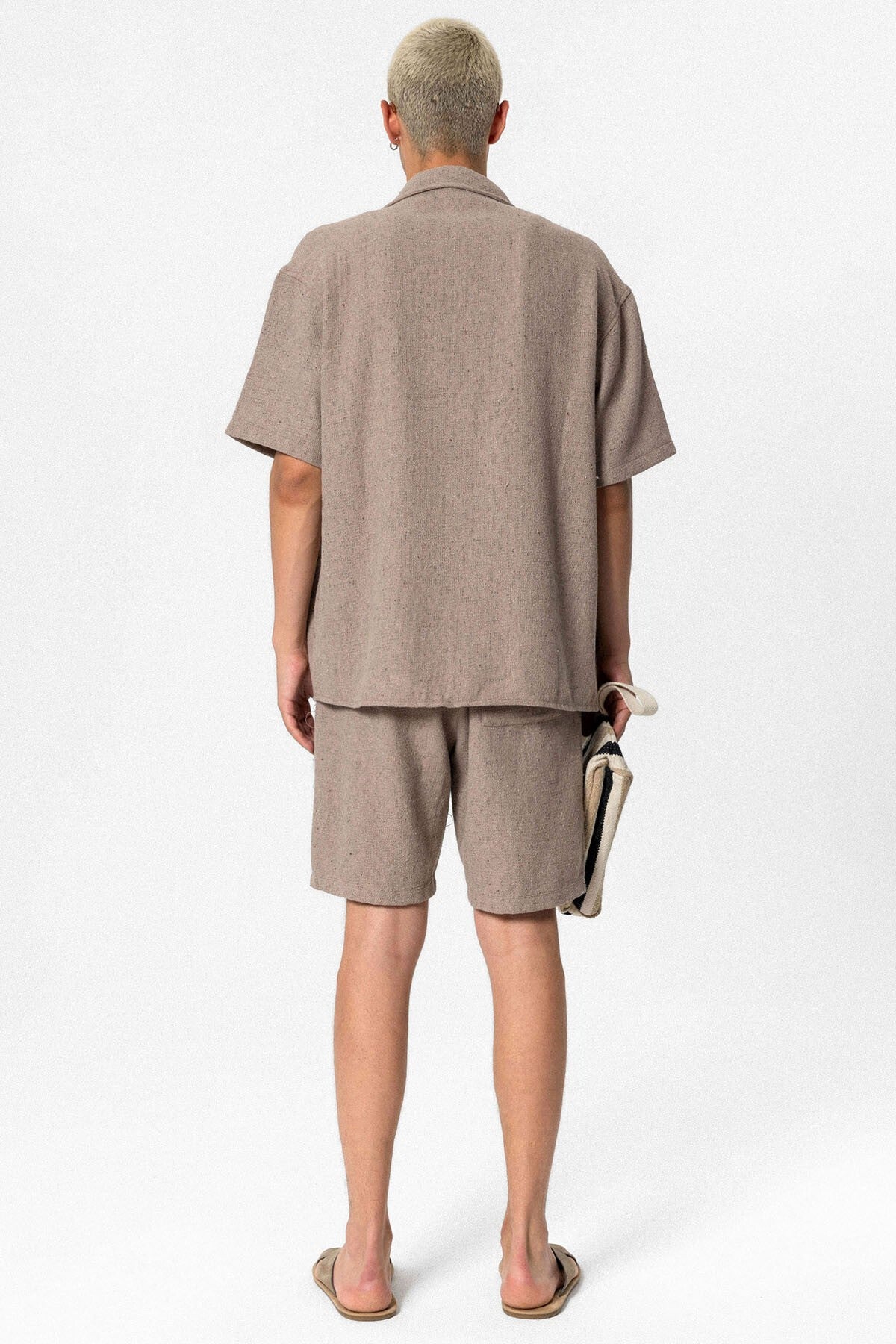 Oversize Şort Gömlek Takım