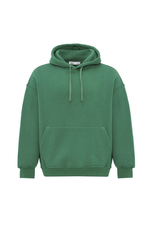 Basic Oversize Kapüşonlu Cep Detaylı Sweatshirt