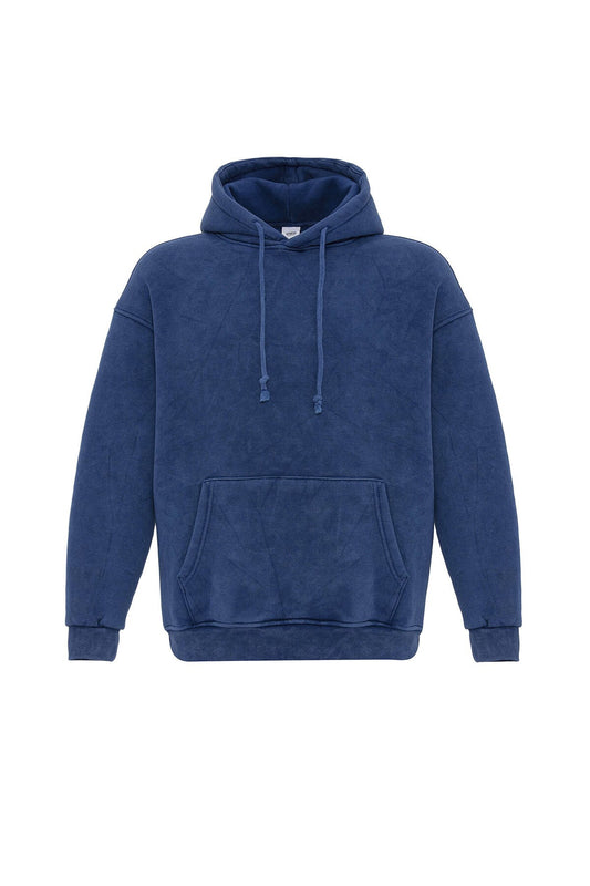 Basic Yıkamalı Oversize Sweatshirt