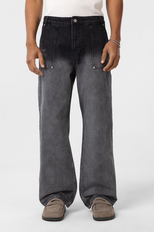 Cep Detaylı Baggy Fit Jean