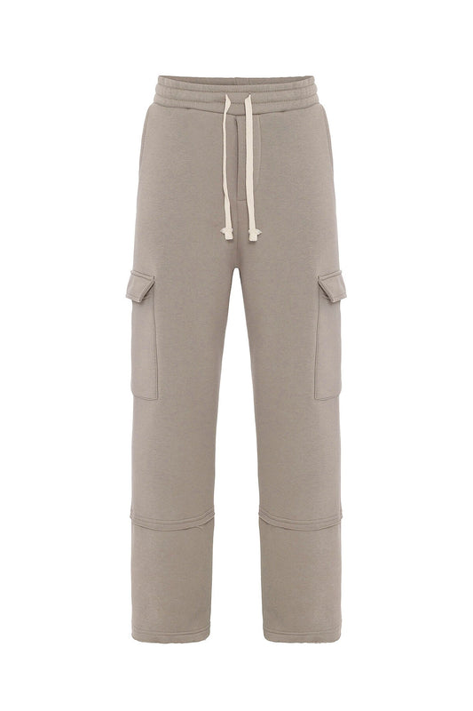 Basic Kargo Cepli Baggy Eşofman Altı