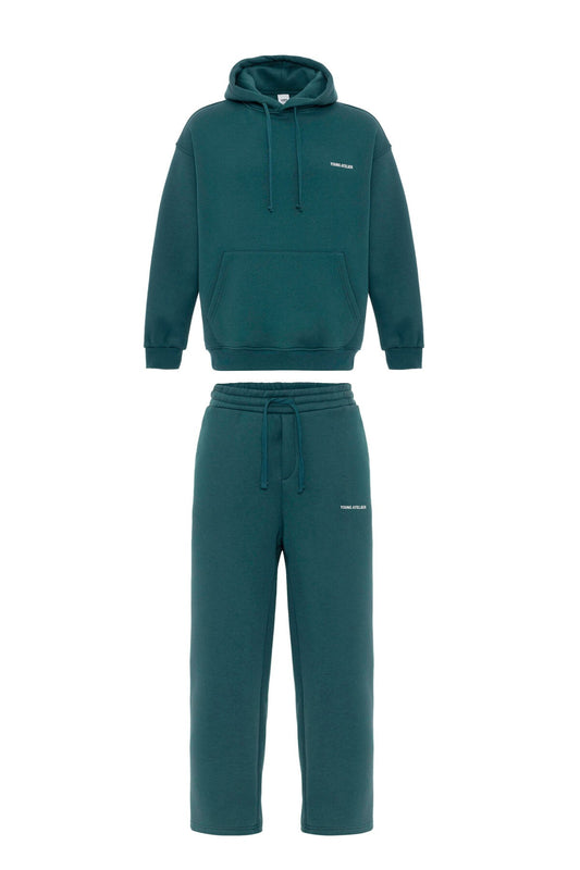 Young Atelıer Baskılı Oversize Eşofman Takım