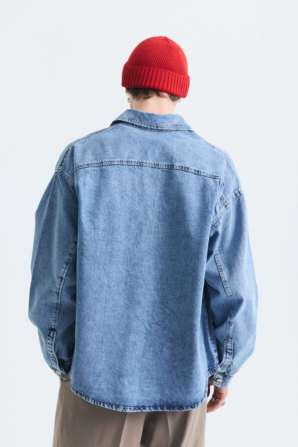 Oversize Denim Gömlek