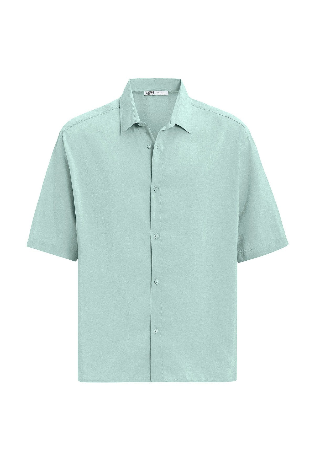 Basic Oversize Kısa Kollu Modal Gömlek