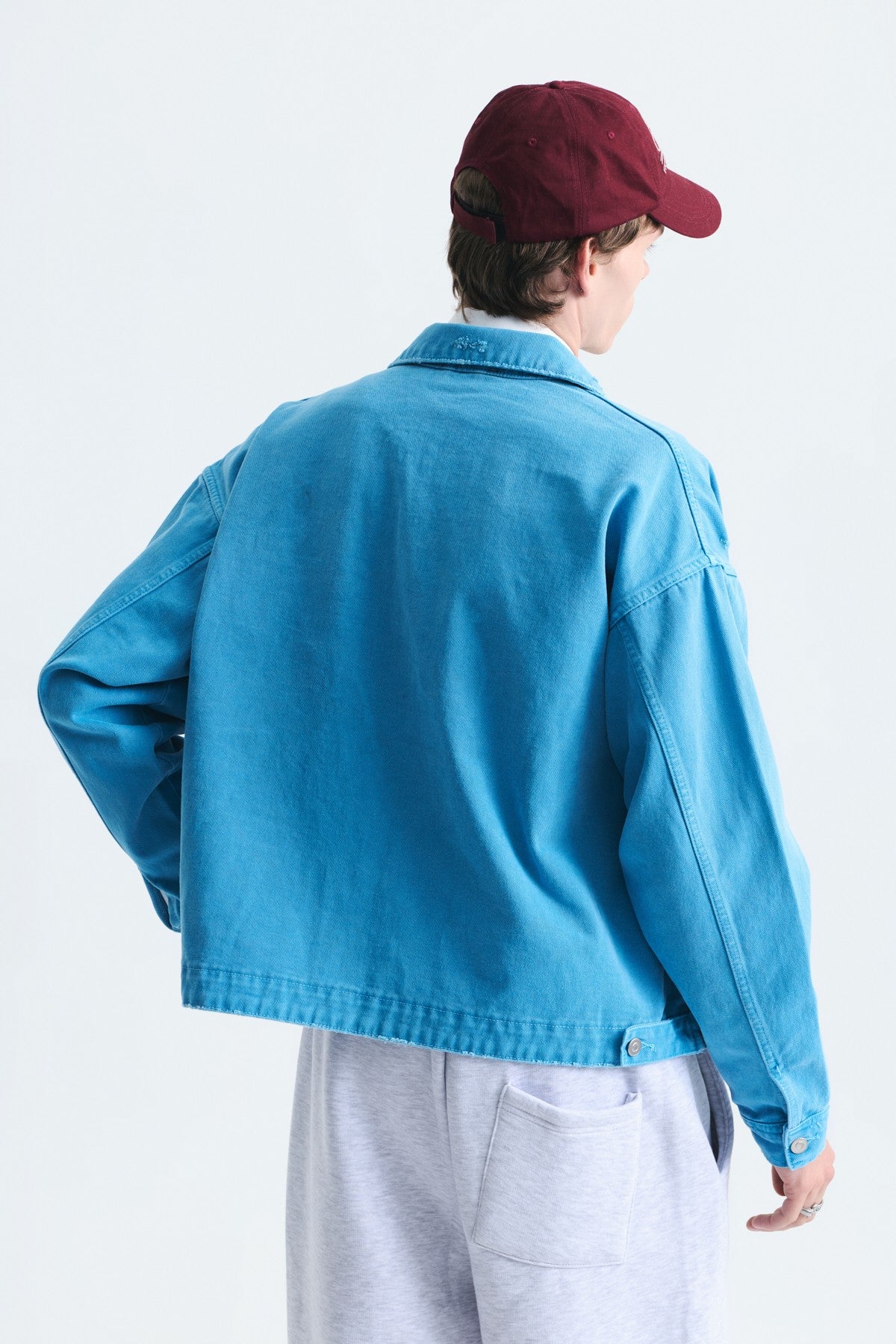 Oversize Fermuar Kapama Kot Mont