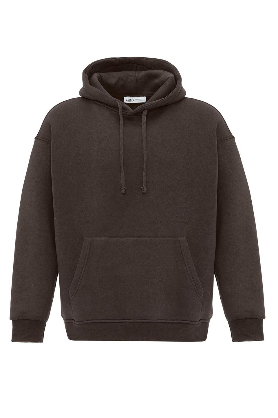 Basic Oversize Yıkamalı Hoodie