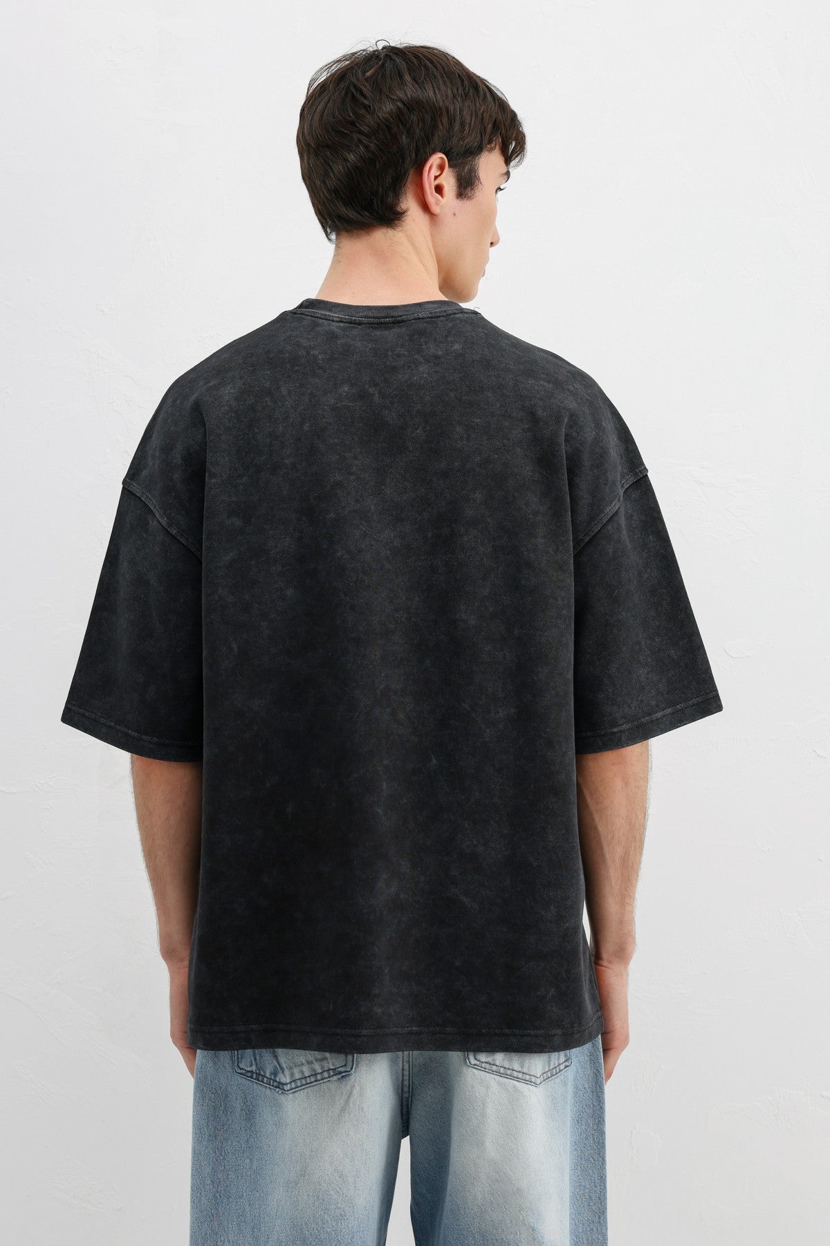 Numara Baskılı Oversize Tişört