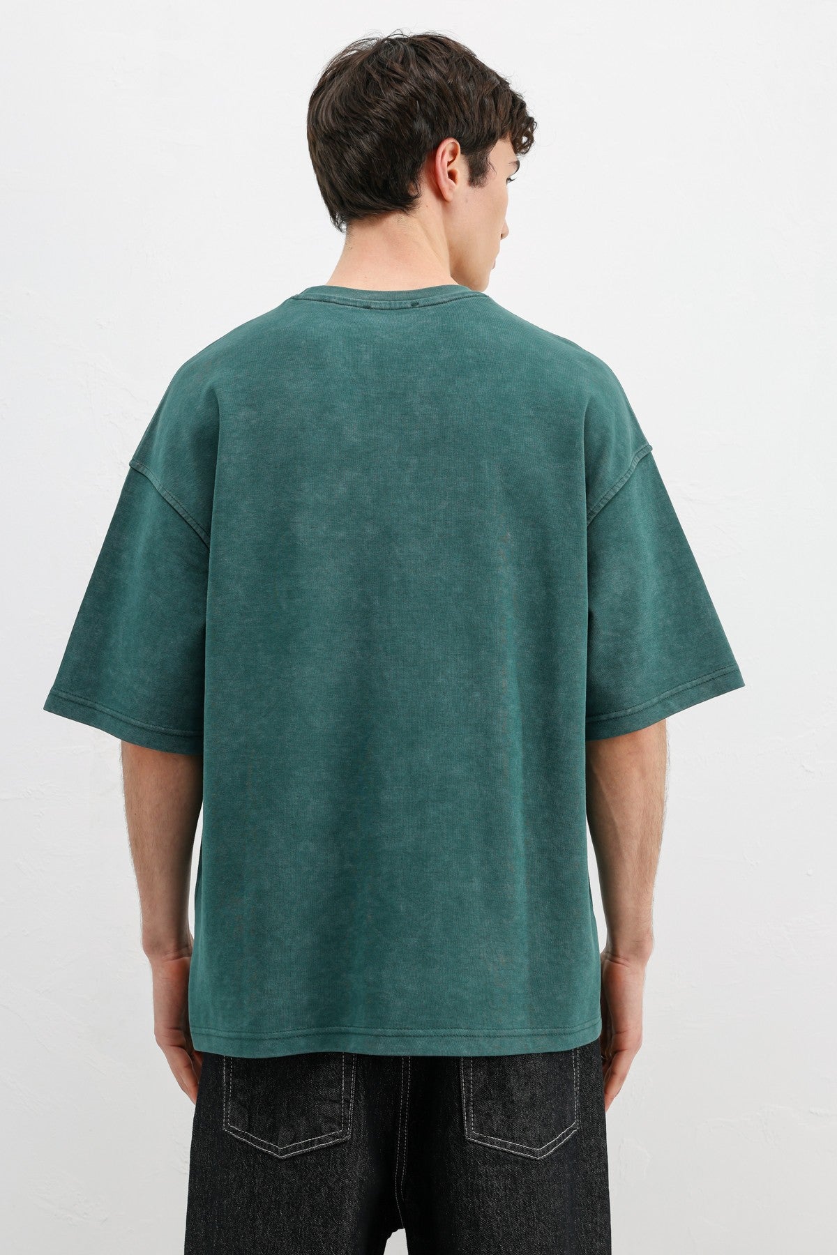 Numara Baskılı Oversize Tişört
