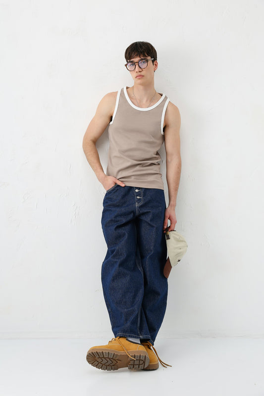 Oversize Askılı Tişört