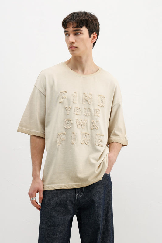 Oversize Baskılı Tişört