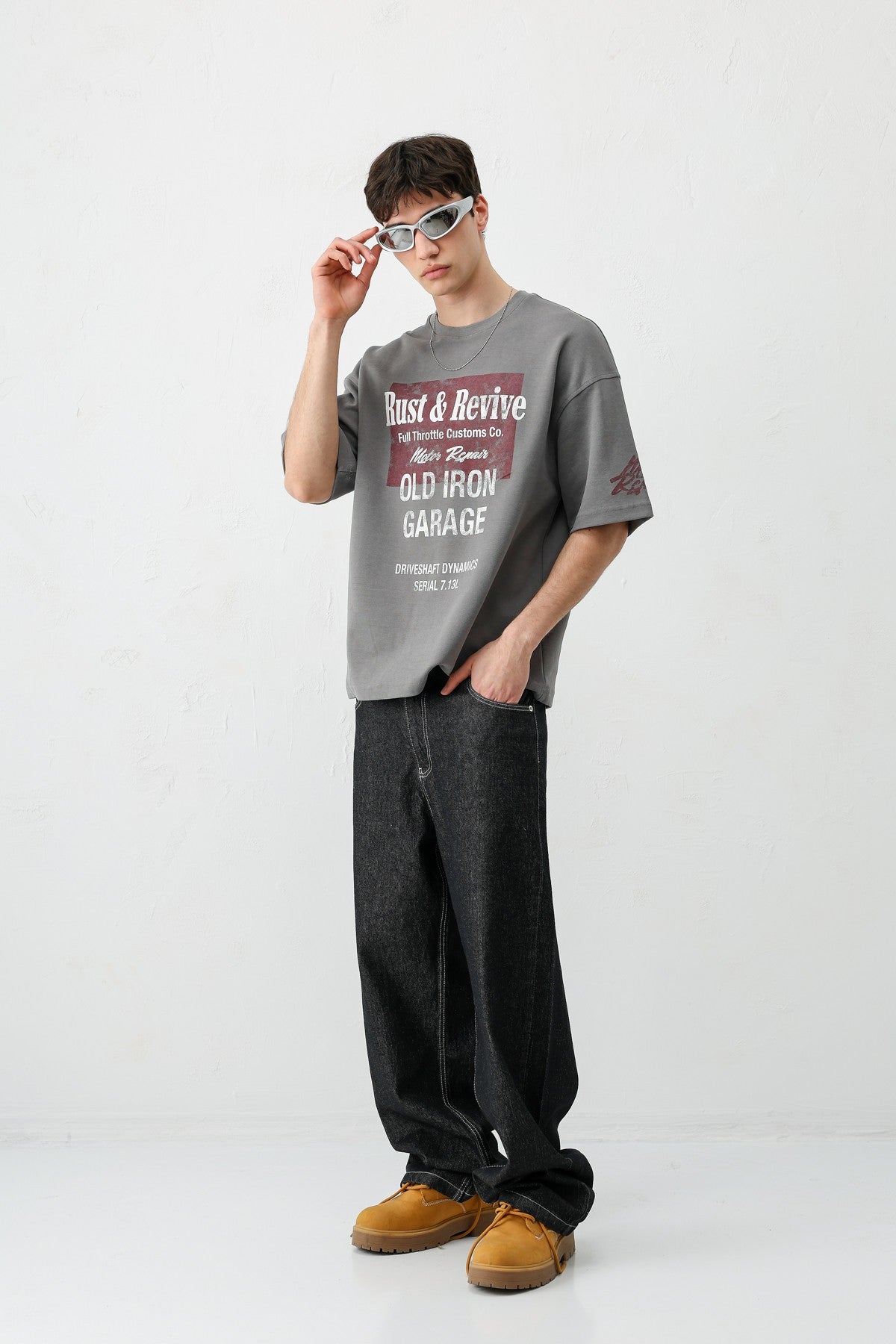 Oversize Baskılı Tişört