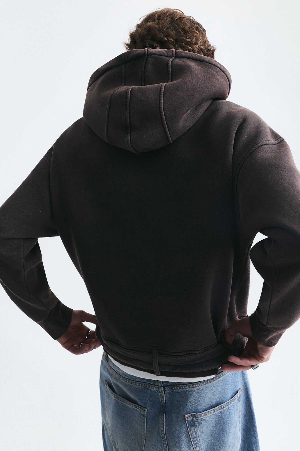 Boxy Fit Kemerli Sweatshirt