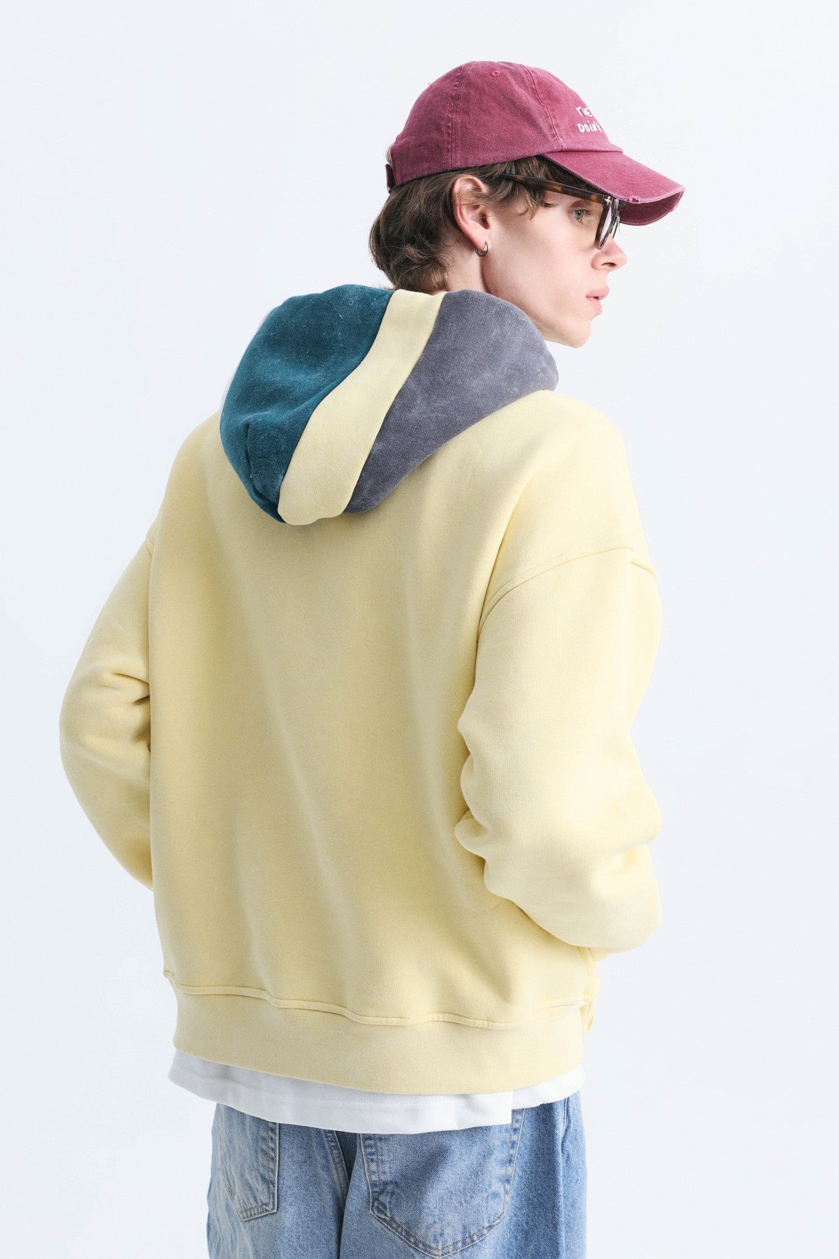 Boxy Fit Kapüşonlu Sweatshirt