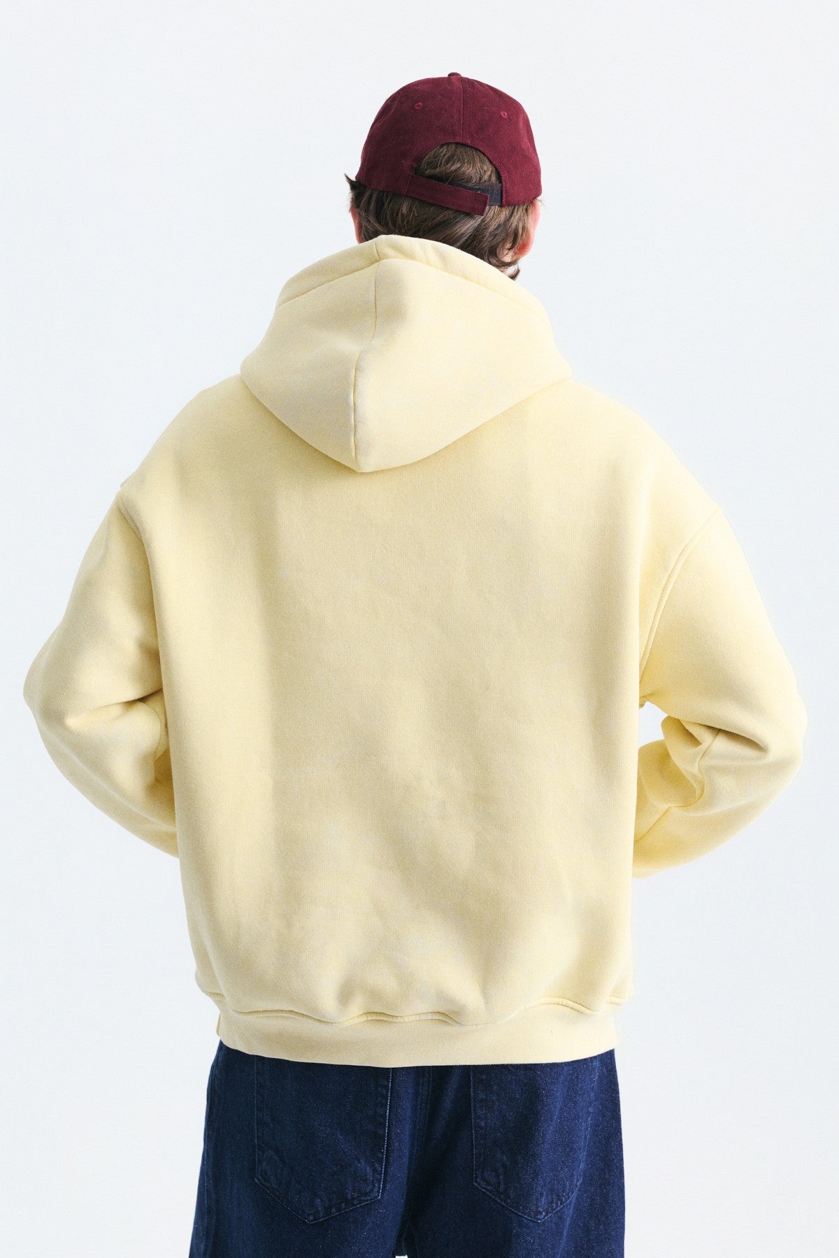 Nakışlı Oversize Kapüşonlu Sweatshirt