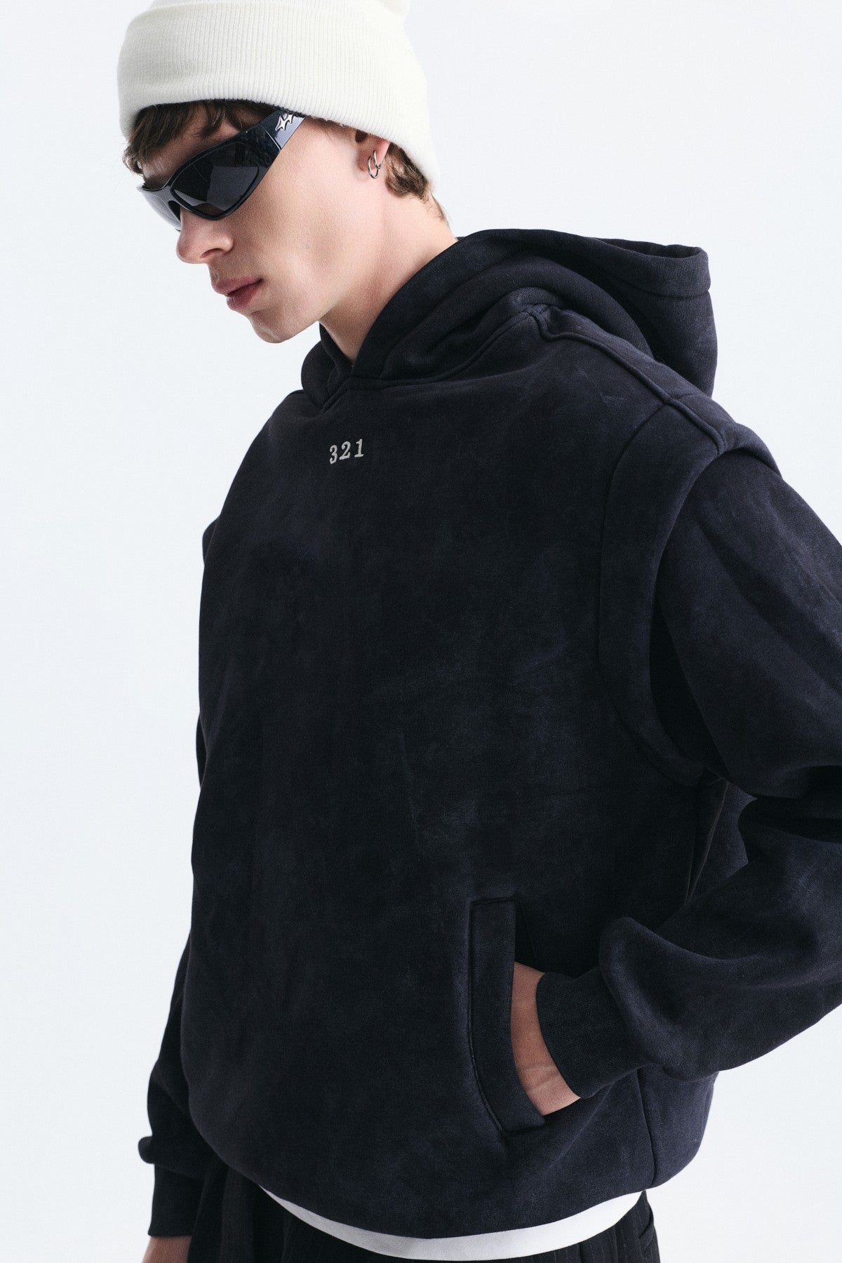 Oversize Yıkamalı Sweatshirt