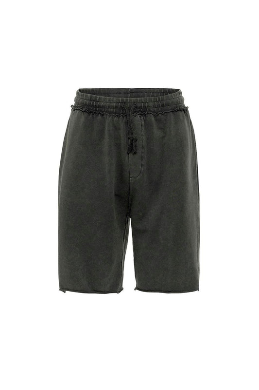 Yıkamalı Oversize Şort