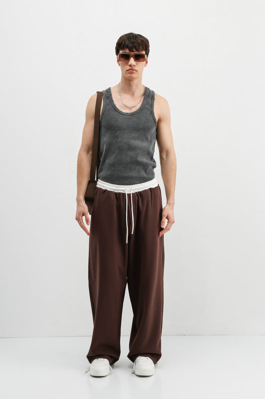 Baggy Fit Eşofman Alt V80-41