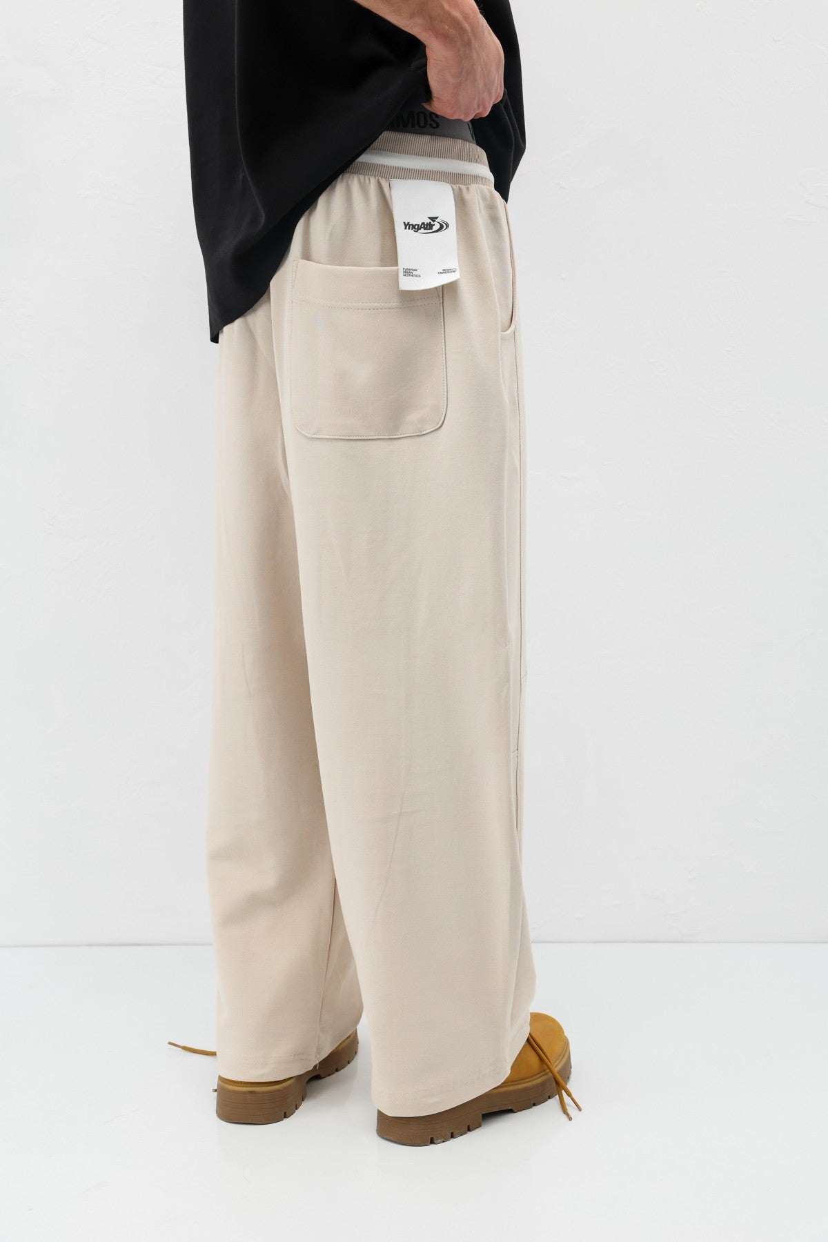 Bağcıklı Baggy Fit Eşofman Alt