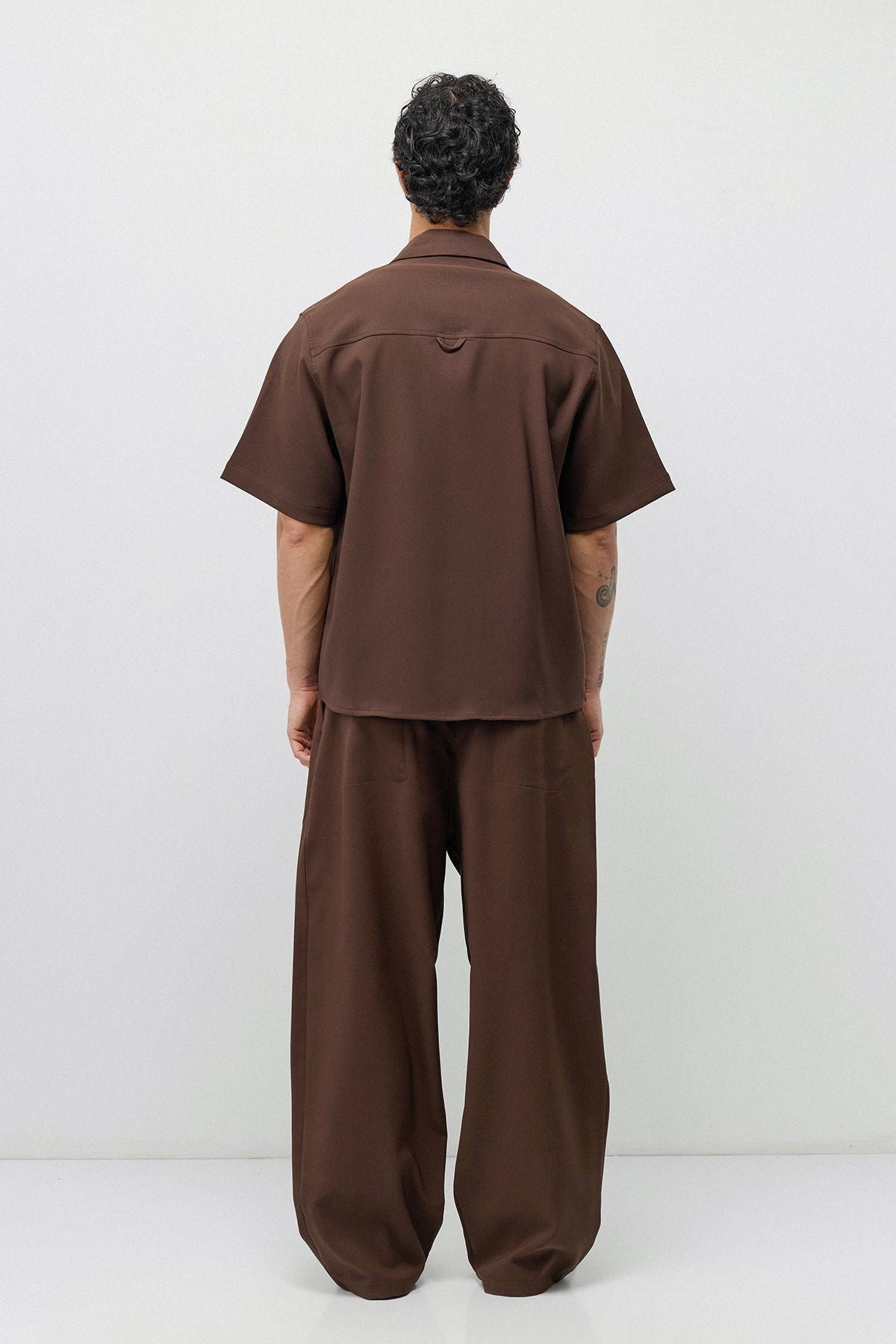 Relaxed Fit Oversize Gömlekli Pantolon Takım