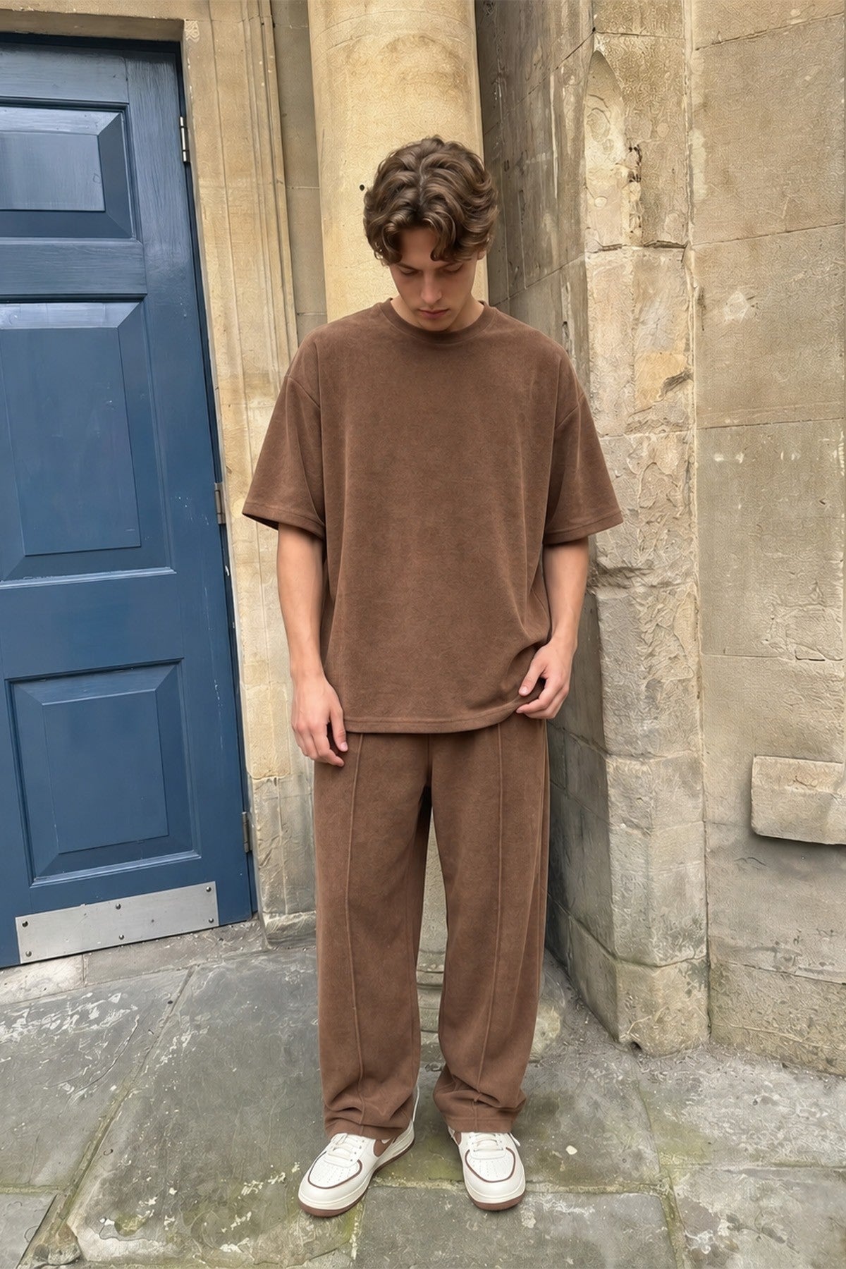 Baggy Havlu Kumaş Pantolon