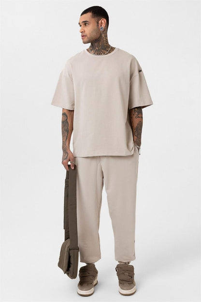 Paça Lastikli Basic Oversize Eşofman Takımı