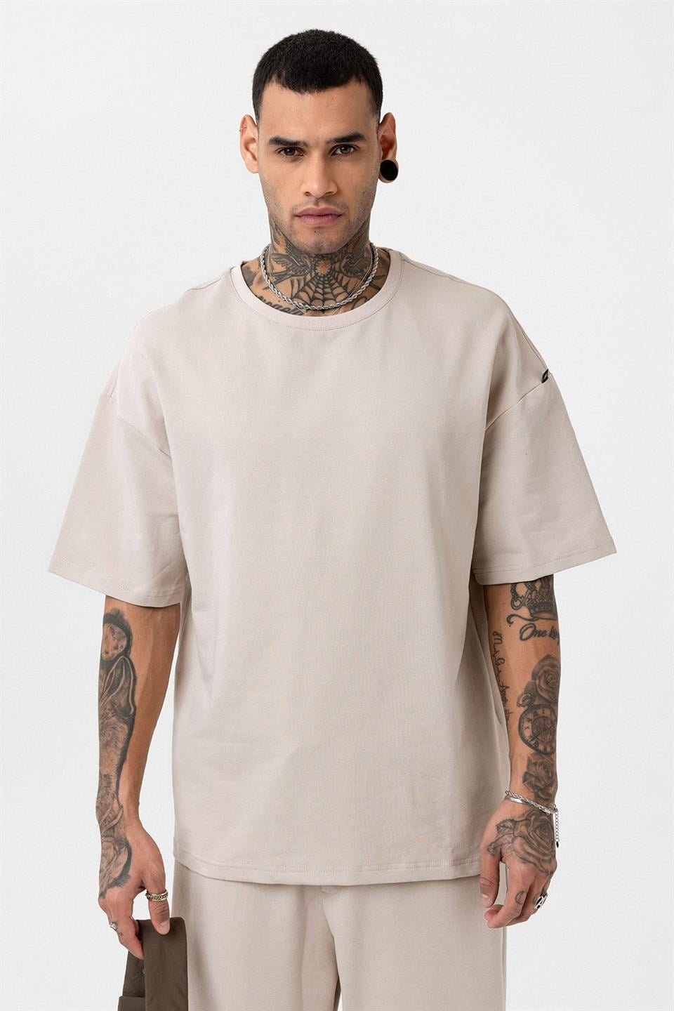 Paça Lastikli Basic Oversize Eşofman Takımı