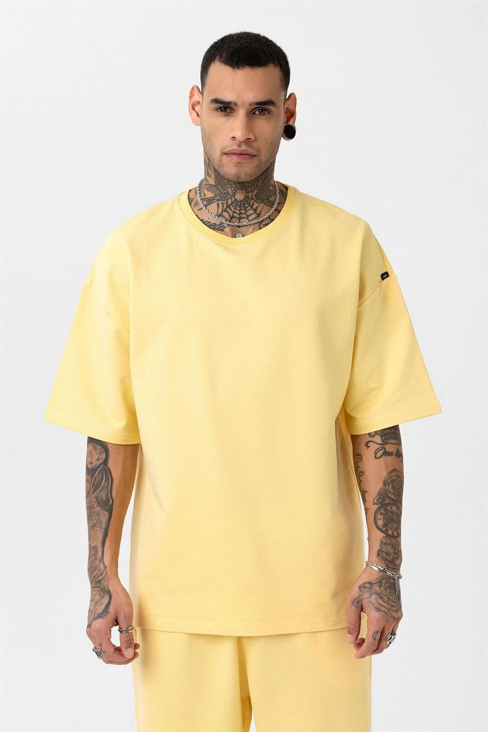 Paça Lastikli Basic Oversize Eşofman Takımı