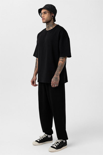 Paça Lastikli Basic Oversize Eşofman Takımı 30-123