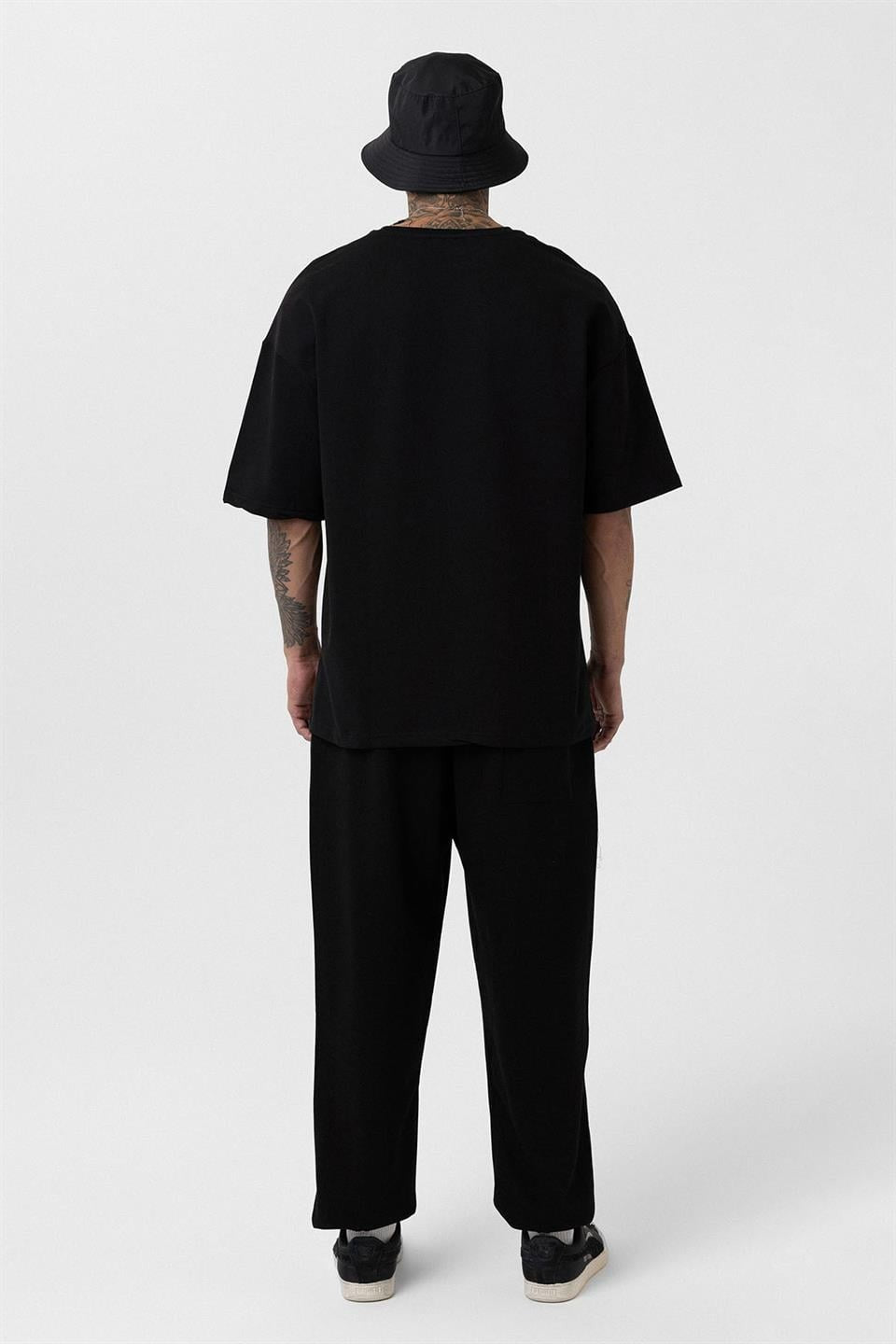 Paça Lastikli Basic Oversize Eşofman Takımı 30-123