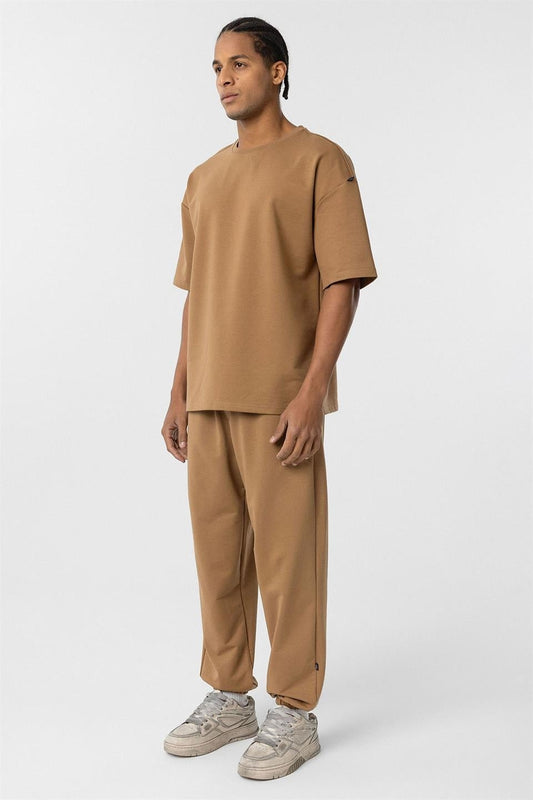 Paça Lastikli Basic Oversize Eşofman Takımı