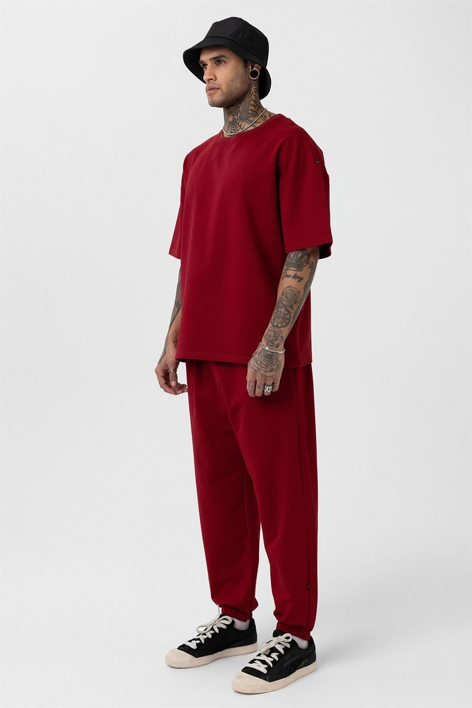 Paça Lastikli Basic Oversize Eşofman Takımı
