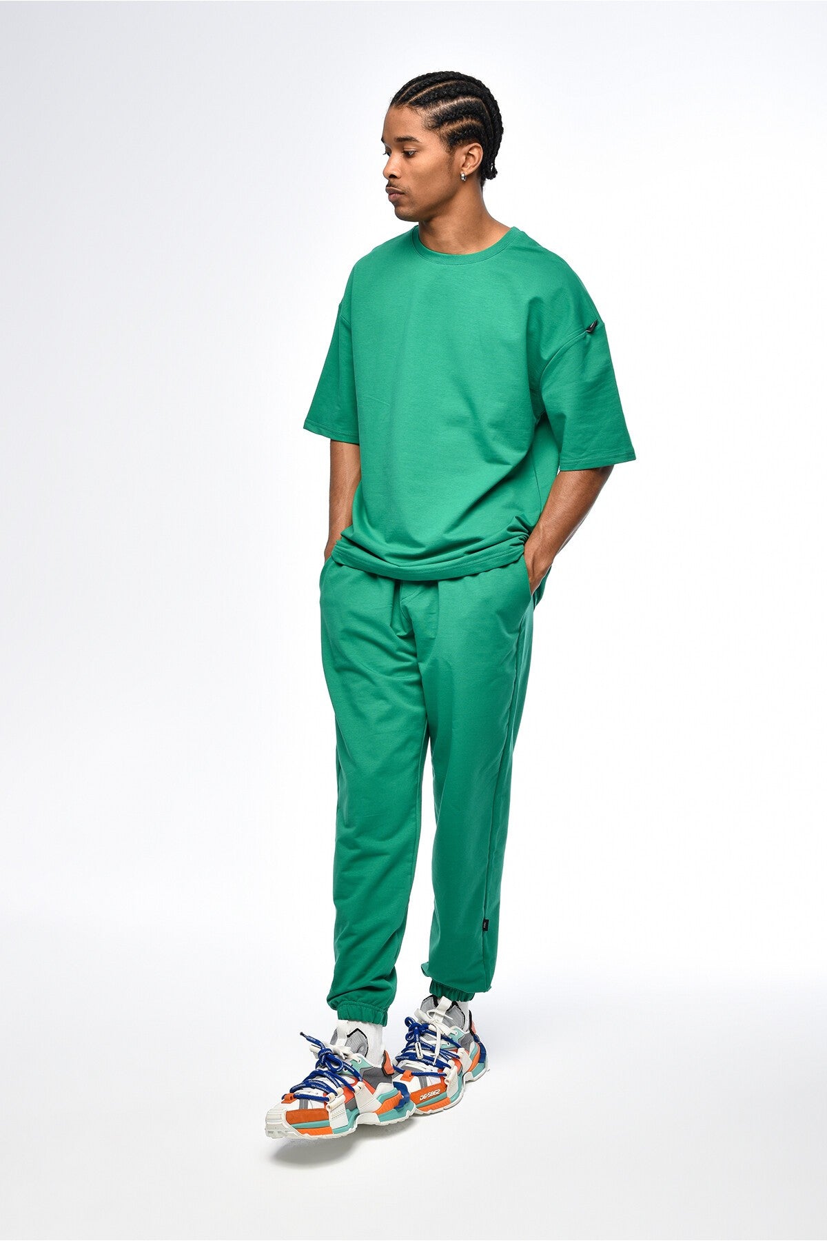 Paça Lastikli Basic Oversize Eşofman Takımı