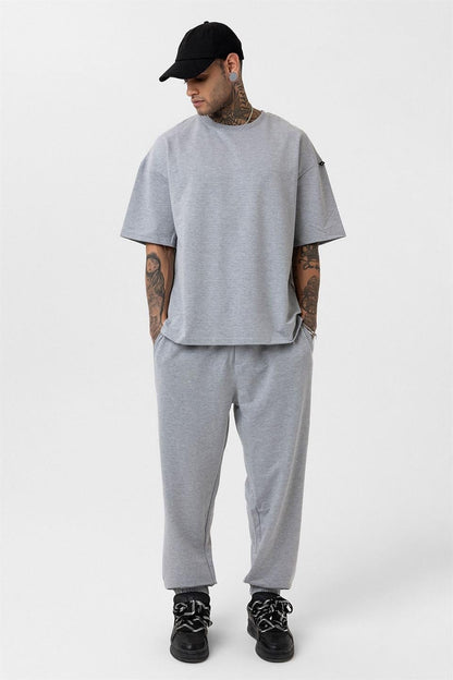 Paça Lastikli Basic Oversize Eşofman Takımı