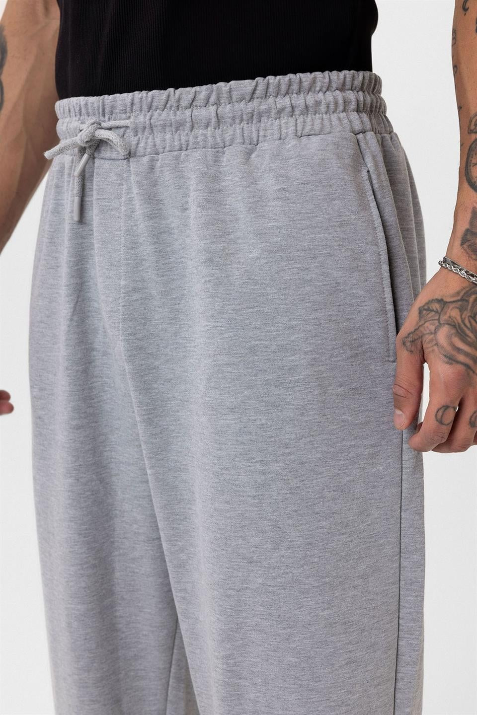 Paça Lastikli Basic Oversize Eşofman Takımı