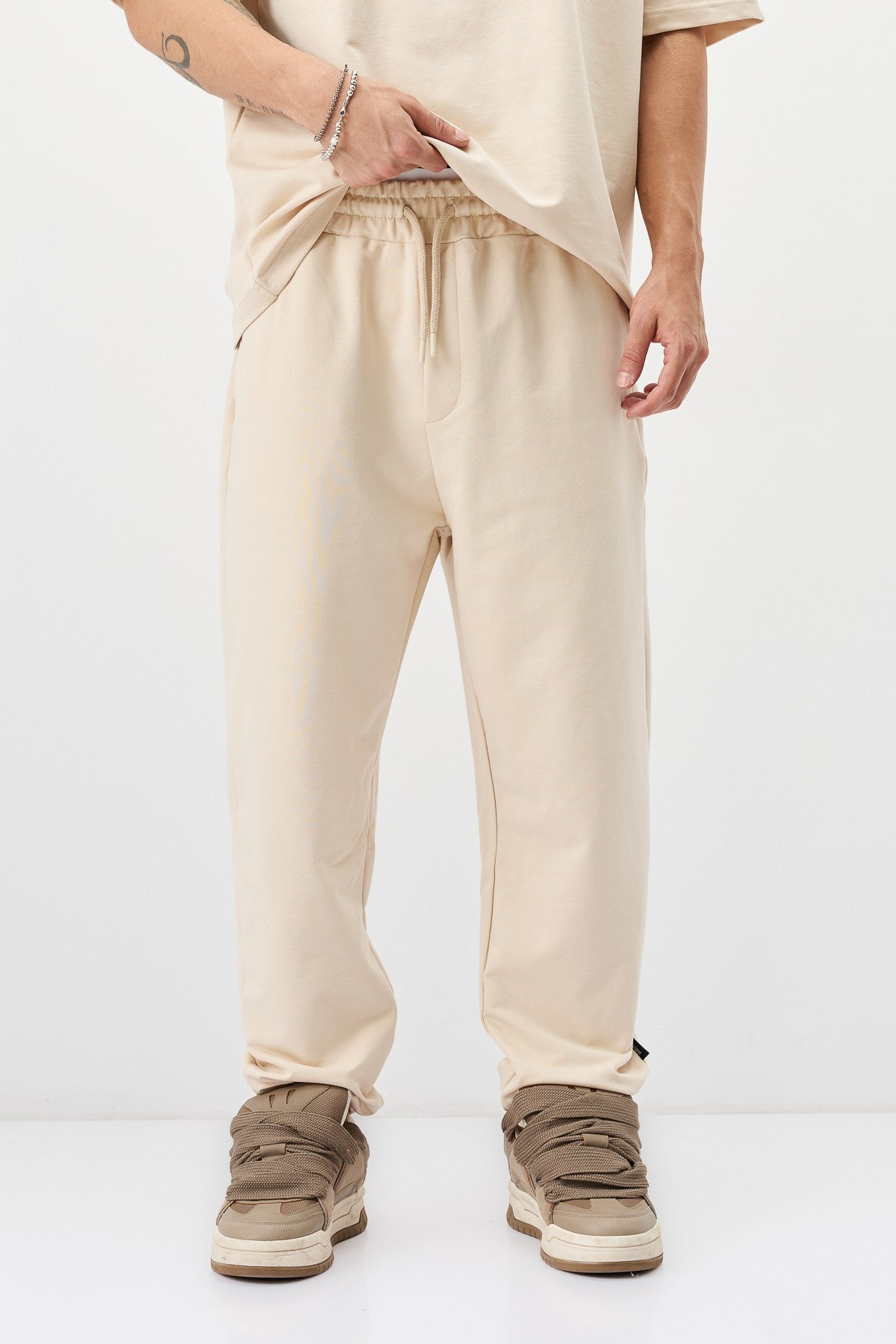 Paça Lastikli Basic Oversize Eşofman Takımı