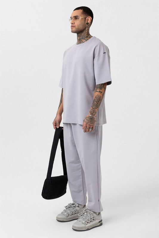 Paça Lastikli Basic Oversize Eşofman Takımı