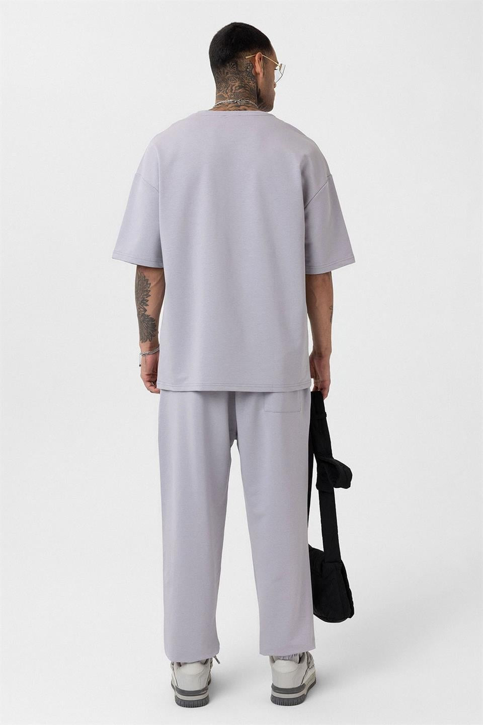 Paça Lastikli Basic Oversize Eşofman Takımı