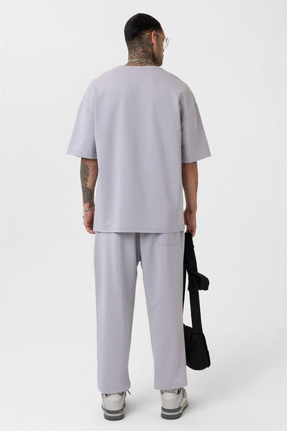 Paça Lastikli Basic Oversize Eşofman Takımı