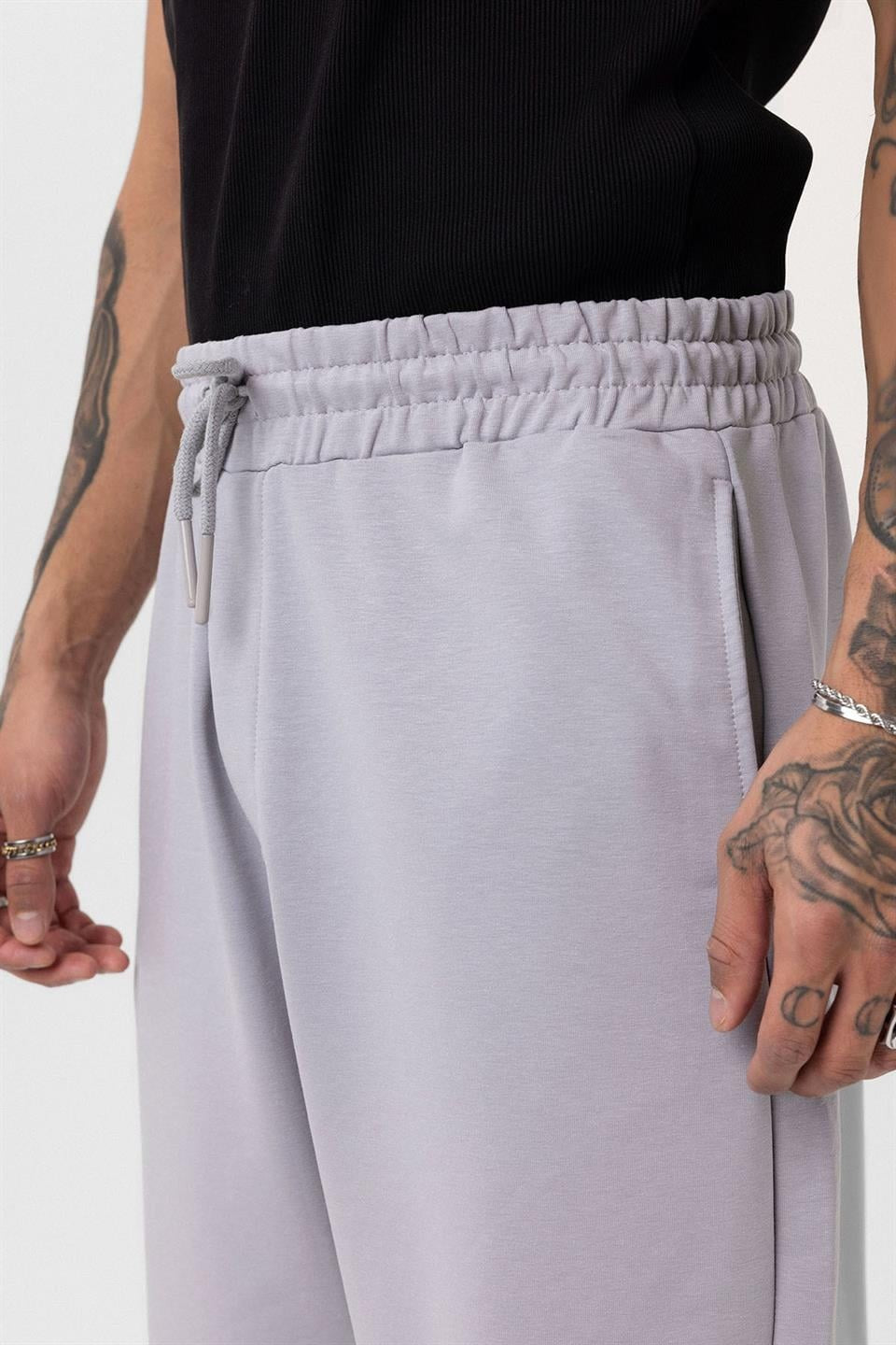 Paça Lastikli Basic Oversize Eşofman Takımı