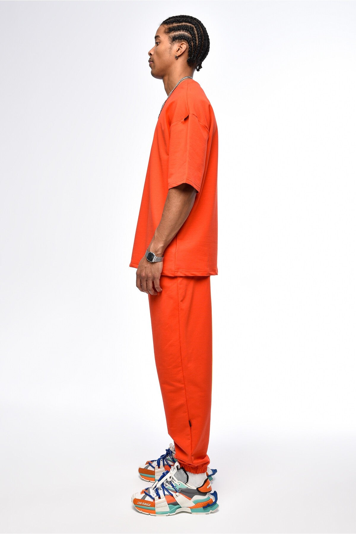 Paça Lastikli Basic Oversize Eşofman Takımı
