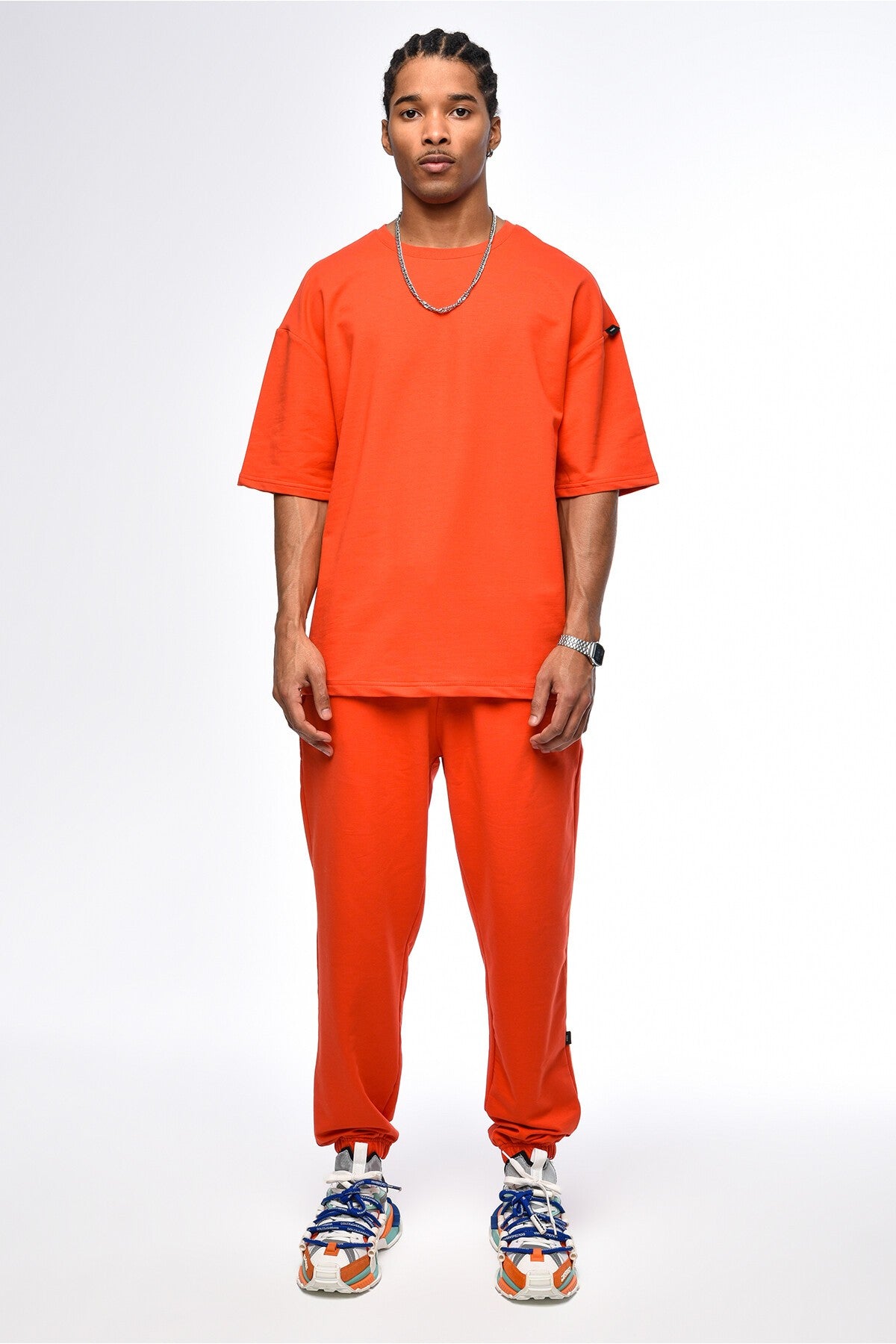 Paça Lastikli Basic Oversize Eşofman Takımı