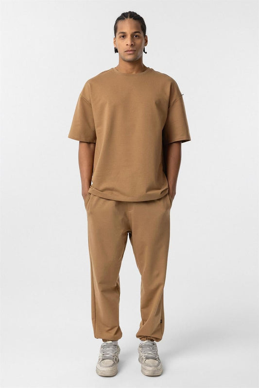 Paça Lastikli Basic Oversize Eşofman Takımı