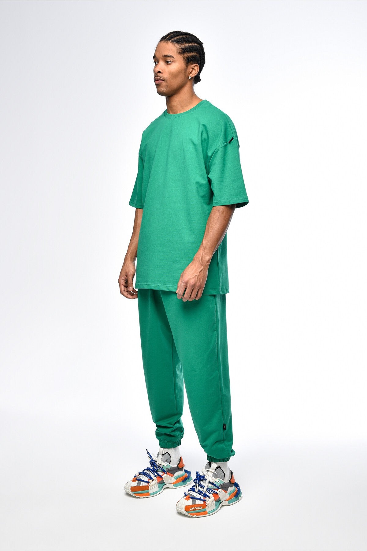 Paça Lastikli Basic Oversize Eşofman Takımı