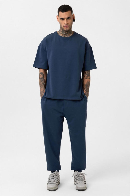 Paça Lastikli Basic Oversize Eşofman Takımı