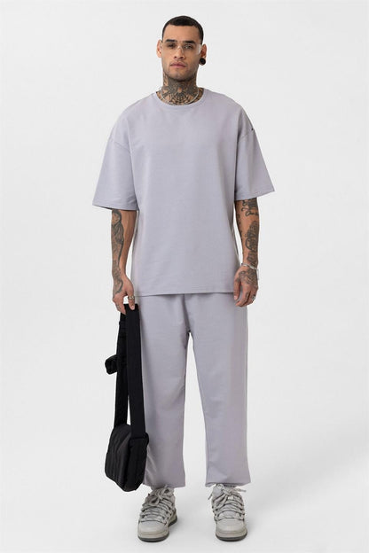 Paça Lastikli Basic Oversize Eşofman Takımı